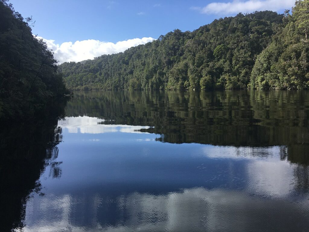 Gordon River in Strahan, Tasmania