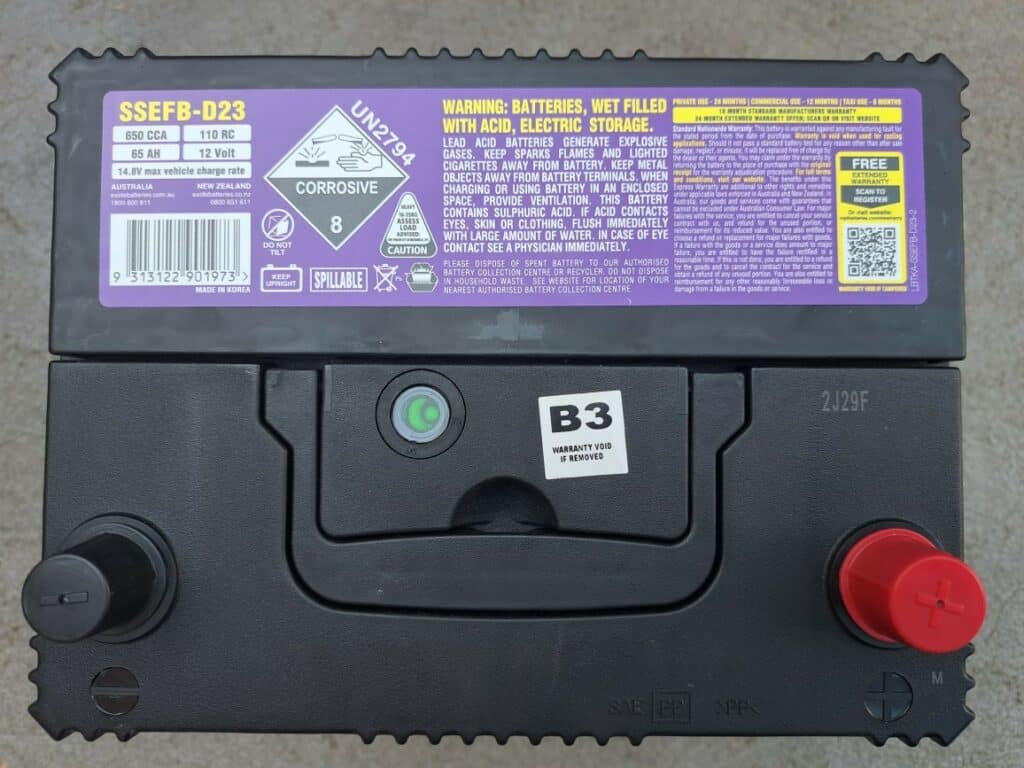 Car battery - Marshall batteries 